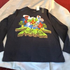 LEGO’s Minecraft avengers boys shirt